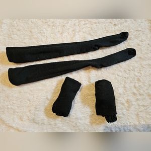 three pairs of compression socks